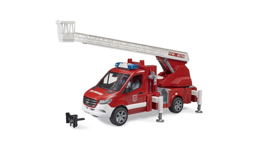 Bruder Spielwaren Véhicule de secours MB Sprinter Pompiers Drehl