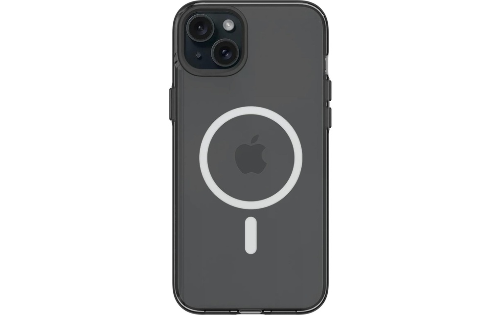 Rhinoshield Coque arrière JellyTint MagSafe iPhone 15 Plus Ash Black