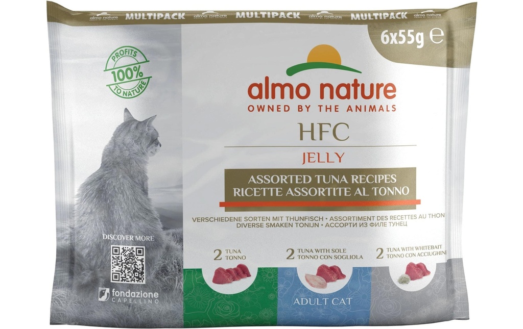 Almo Nature Alimentation humide HFC Jelly 6 x 55 g