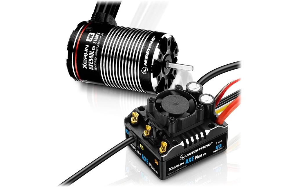 Hobbywing Kits d’entraînement sans brosse AXE Plus R3 Combo 2100 kV 2-6S