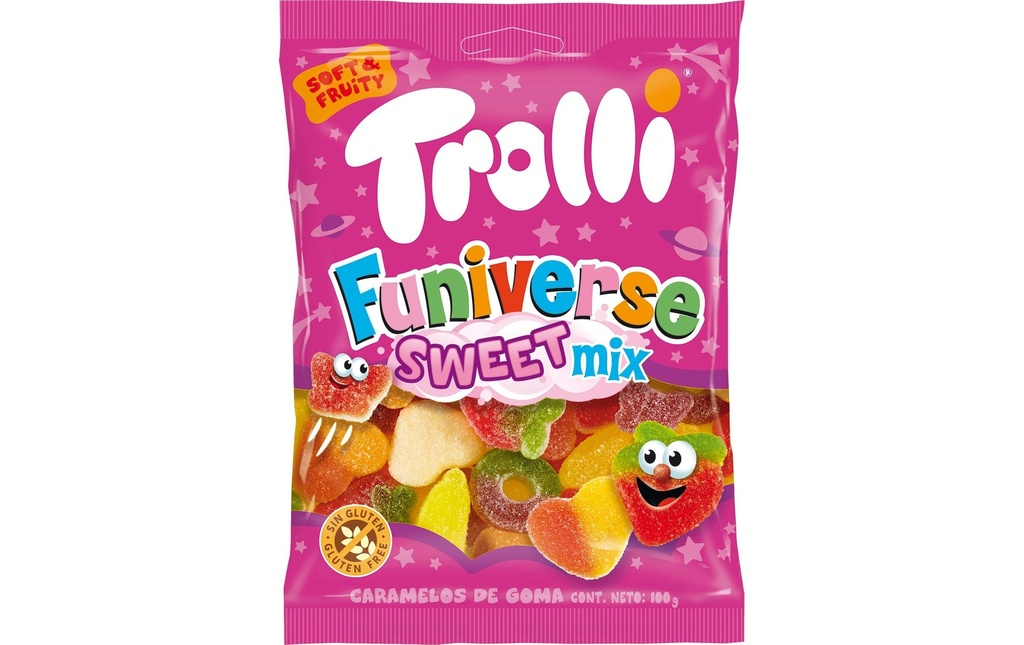 Trolli Bonbons gommeux Funiverse Sweet Mix 100 g
