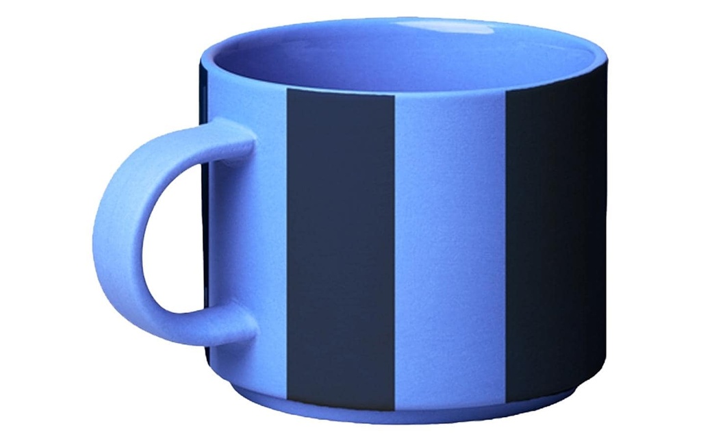 Chic Mic Tasse à café Bonne humeur 280 ml, 1 Pièce/s, Summer Sky rayé