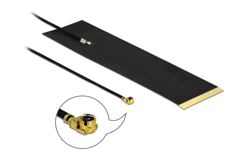 Delock Antenne LTE MHF I MHF I 3.9 dBi Rayonnement omni directionnel