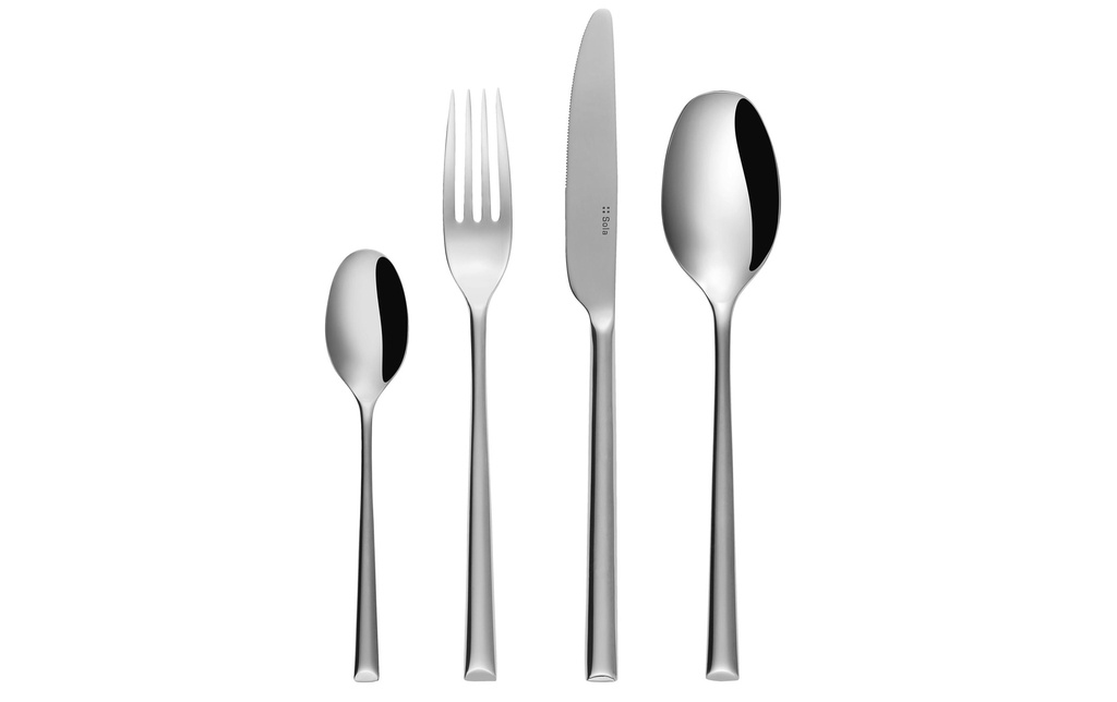 Sola Kits de couverts Papua 36-pièces, Chrome