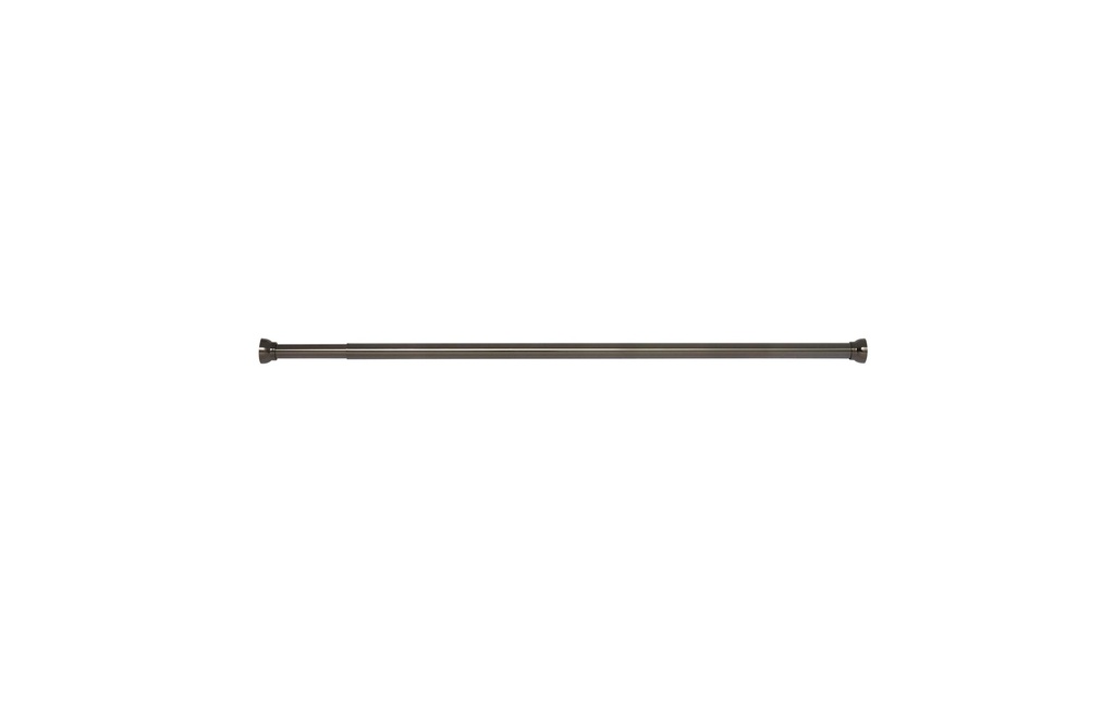 spirella Tringle pour rideau de douche Kreta 75/125 x 2.1 cm, Noir