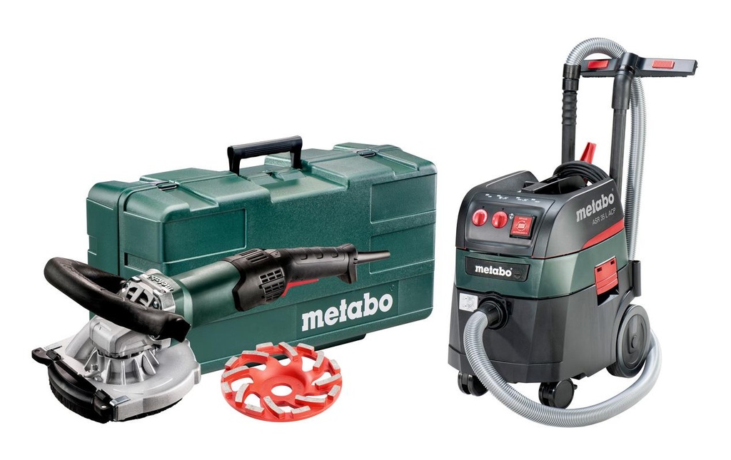 Metabo Set di macchine RSEV 19-125 Béton + ASR 35 L ACP