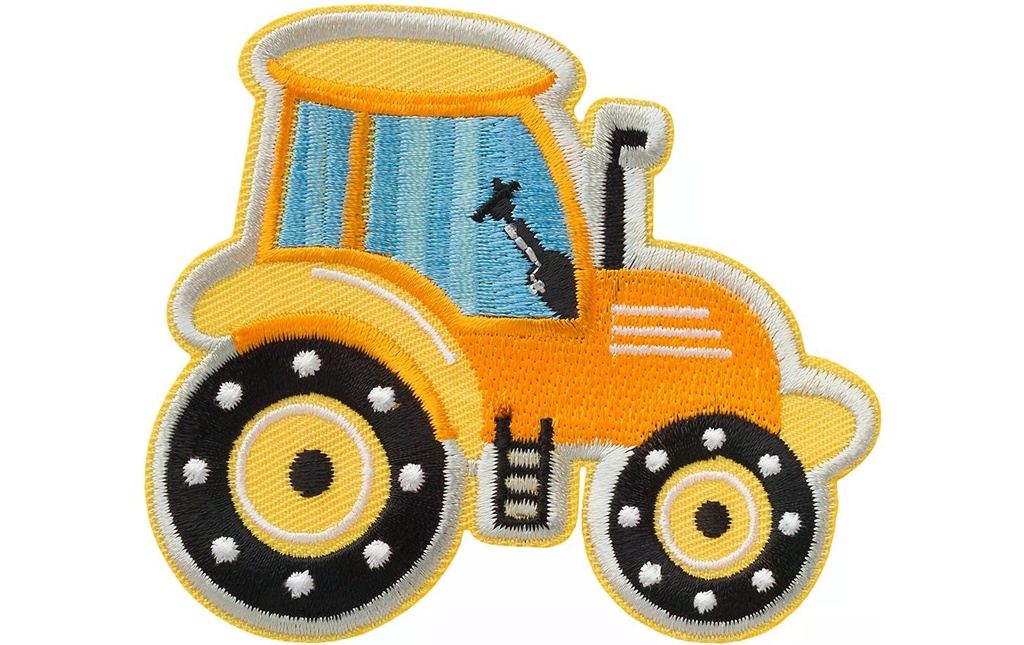 Mono-Quick Image thermocollante Basic Tracteur Jaune, 1 pièce