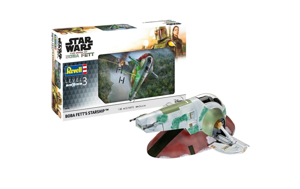 Revell Kits de montage Star Wars Boba Fett's Starship 1:88