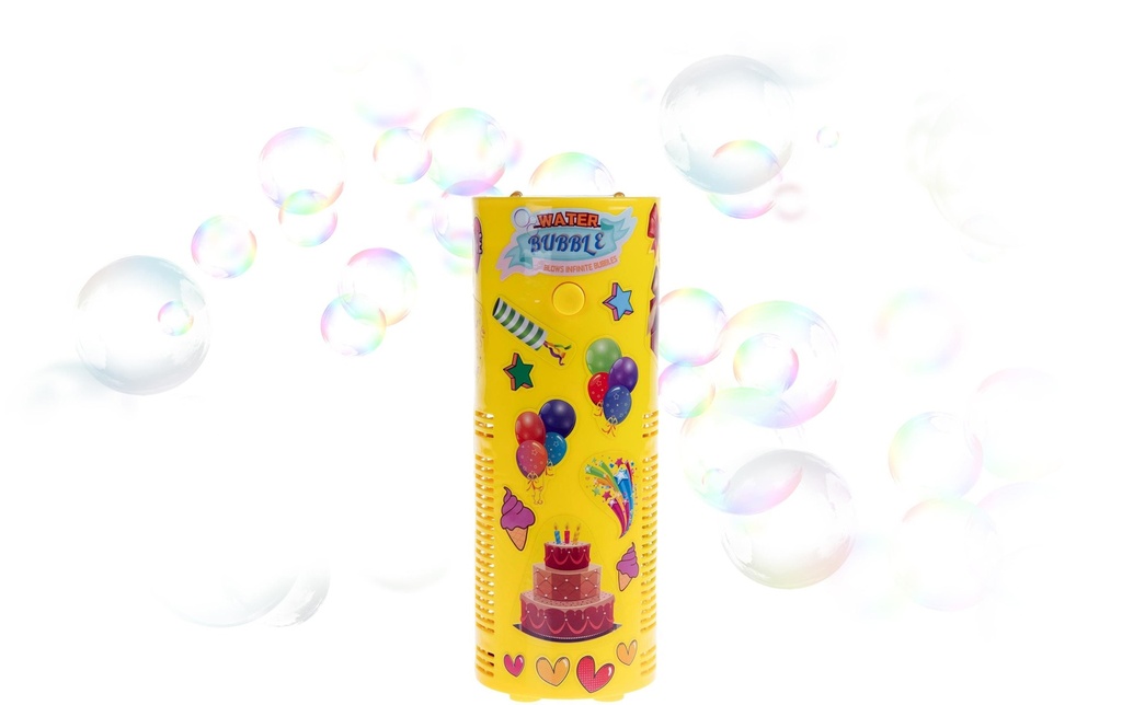 FTM Accessoires de fête Machine à bulles de savon Jaune