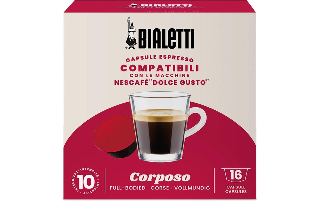 Bialetti Capsules de café Corposo Dolce Gusto 16 Pièce/s