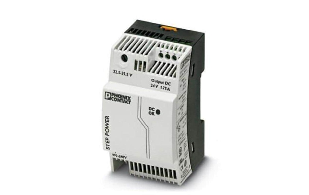 Phoenix Contact Blocs d’alimentation pour rail DIN 42 W, 24 V