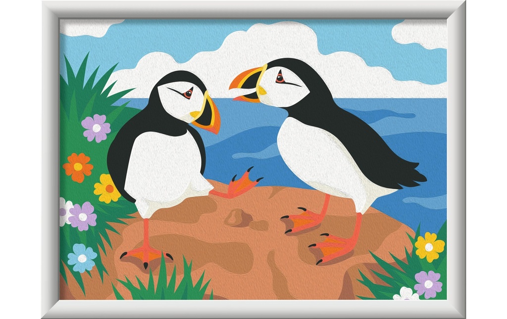 Ravensburger Peinture avec chiffres CreArt – Puffin Pals