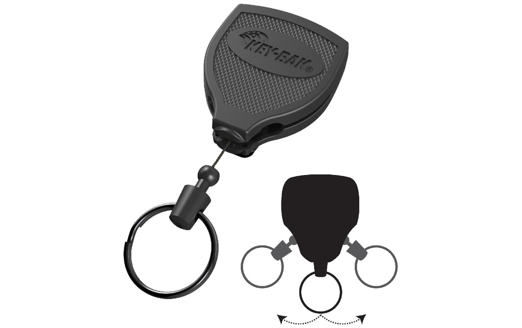KEY-BAK Porte-clés Super 48 Plus Noir