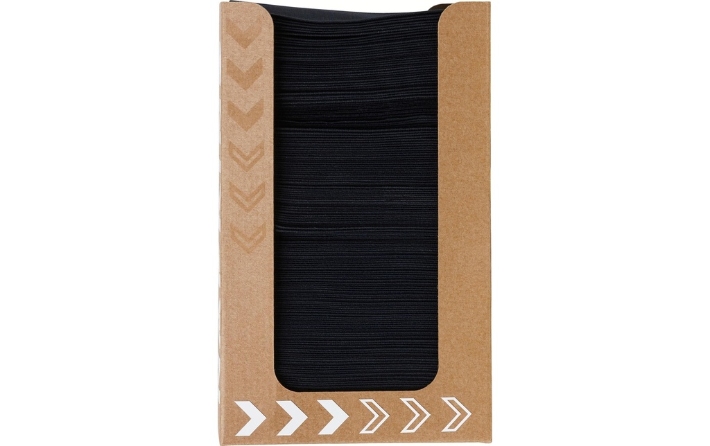 Duni Serviettes à cocktail 20 cm x 20 cm, 100 Pièce/s, Noir