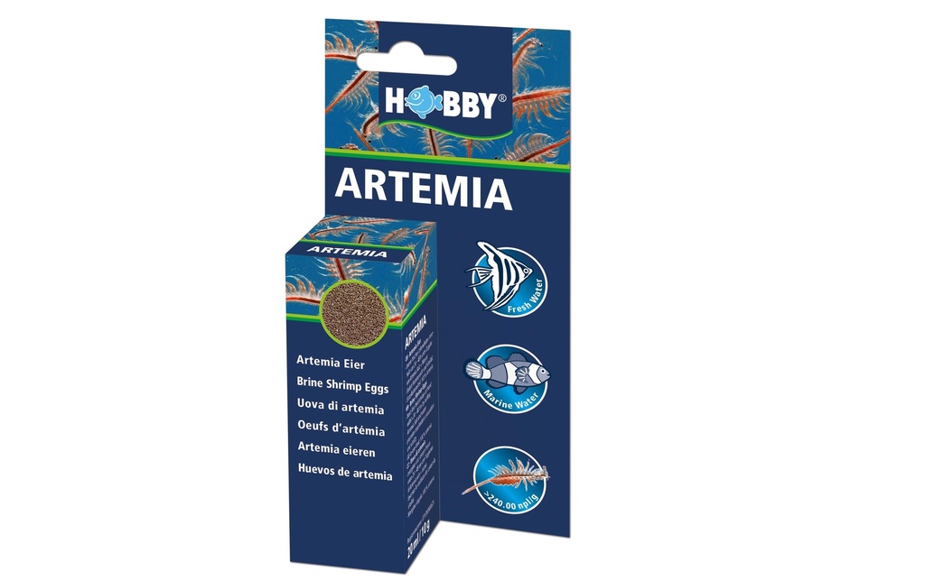 Hobby Aquaristik Aliments d'élevage Des œufs d'artémias, 20 ml
