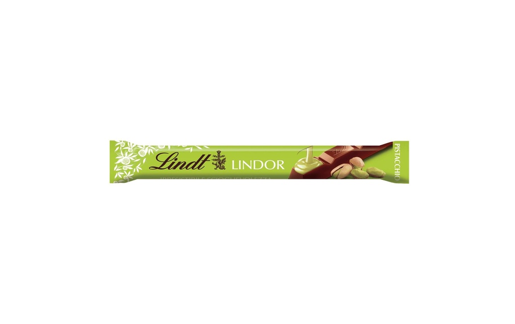 Lindt Barres de chocolat Lindor Lait Pistache 24x 38g 912 g