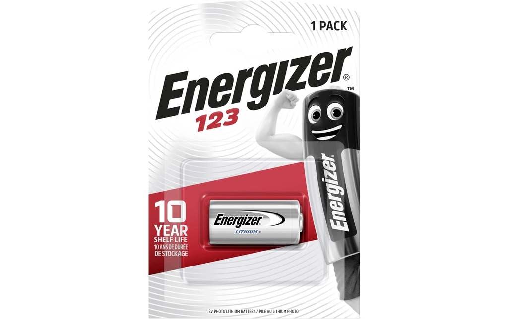 Energizer Pile photographique Lithium 123 , 1 Pièce/s