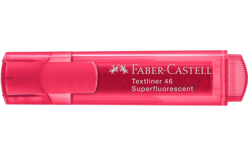 FABER-CASTELL Marqueur lumineux 46 rouge