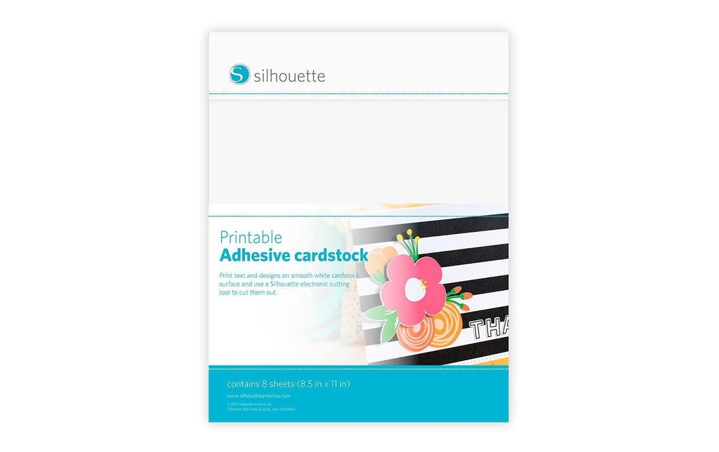 Silhouette Papier autocollant imprimable  de carton
