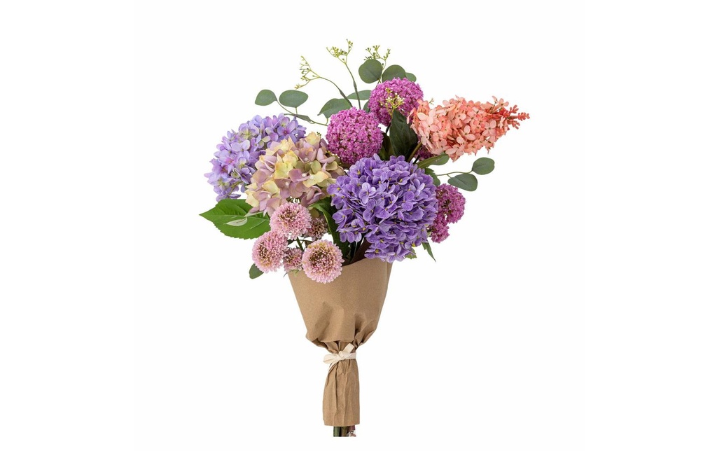 Bloomingville Fleur artificielle Edge, Violet / Rose, 80 cm