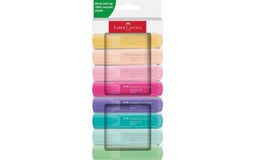 FABER-CASTELL Textliner 48 pastel 8pces se