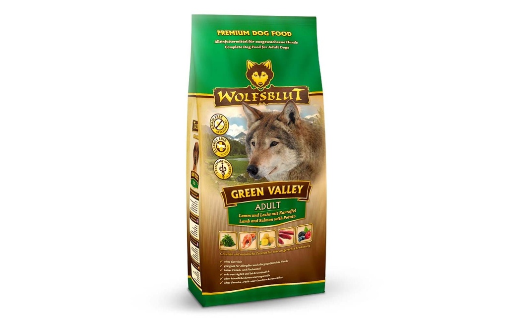 Wolfsblut Alimentation sèche Dog Green Valley Adult, 12.5 kg