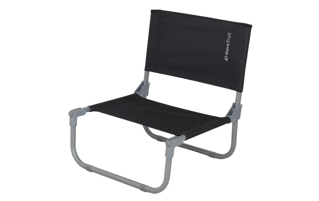 Eurotrail Chaise de camping Minor Noir