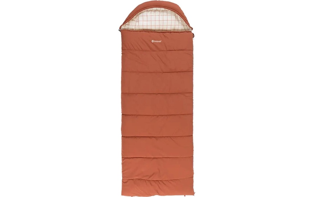 Outwell Camper Lux- Left zipper Polyester, Rouge