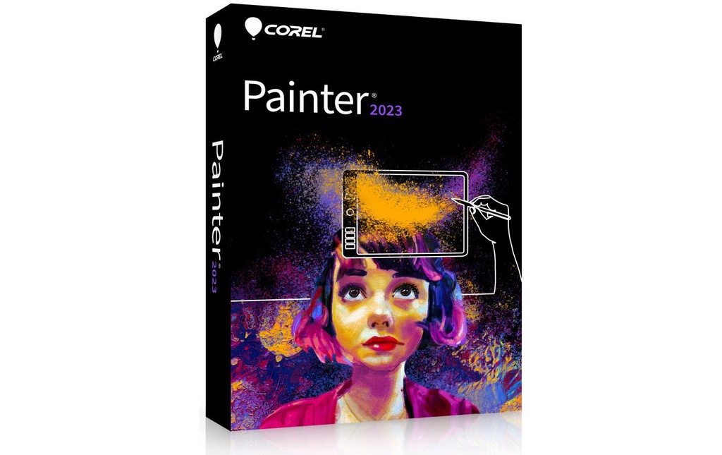 Corel Painter 2023 Box, mise à niveau, Windows/Mac, DE/FR/EN