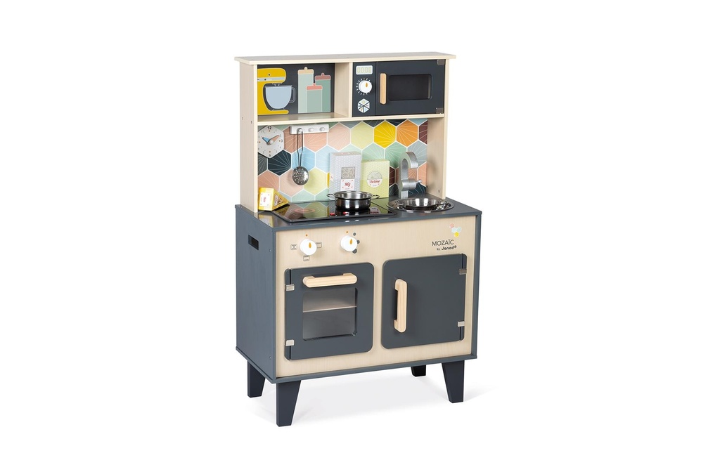 Janod Cuisine pour enfant Mozaïc Big Cooker Bois