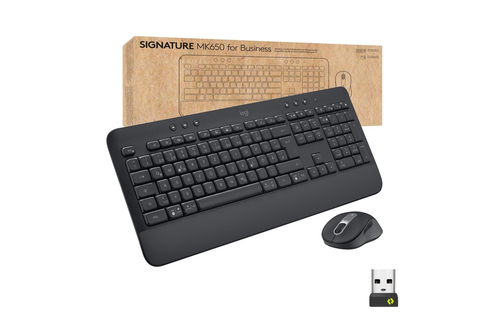 Logitech Ensemble clavier-souris MK650 Combo for Business