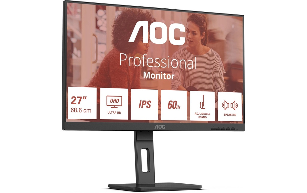 AOC Moniteur U27E3UF 27 , 3840 x 2160 (Ultra HD 4K)