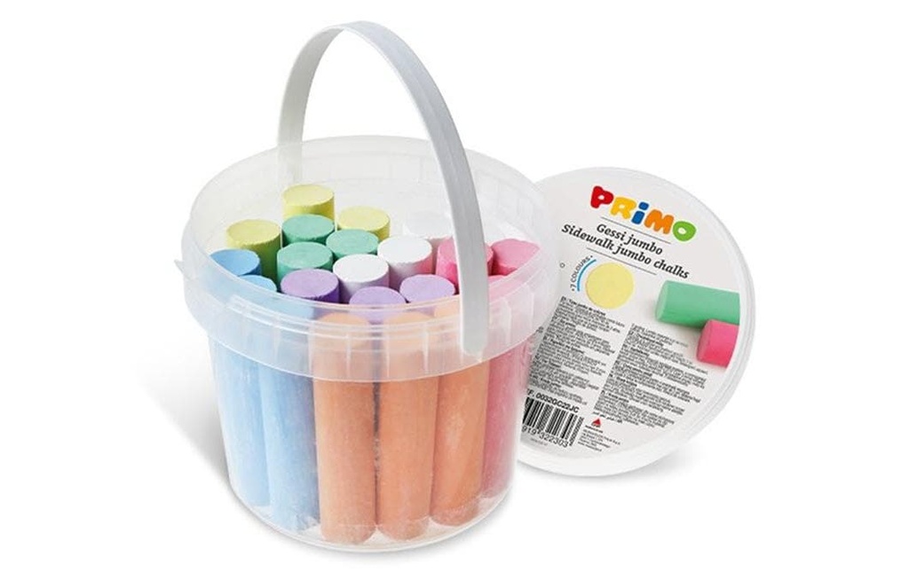 Primo Craie de rue 22 pièces, 7 couleurs