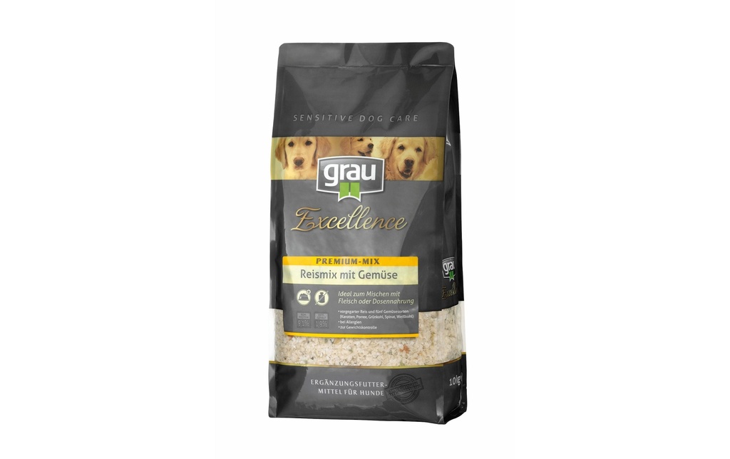 Grau Alimentation sèche Excellence Mix de riz avec légumes, 10 kg