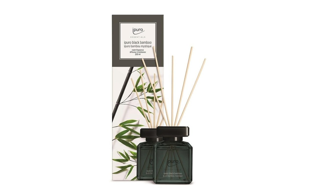ipuro Bâtonnets parfumés Black Bamboo 200 ml 200 ml
