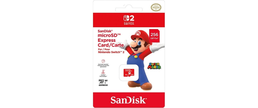 Nintendo Carte microSDXC SanDisk Express 256 GB