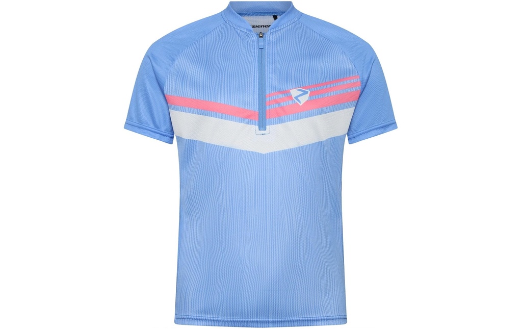 Ziener Maillot de vélo NESTEL-Z Junior unisexe Dreamy Sky White, Gr. 128