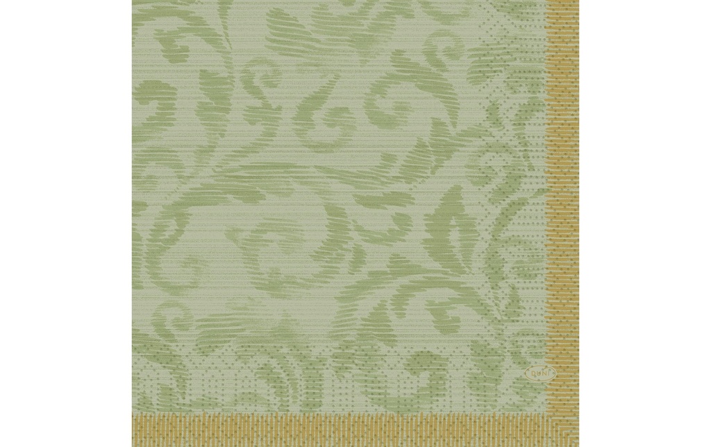 Duni Serviettes en papier Rich Damast Pist. 33 cm x 33 cm, 250 Pièce/s