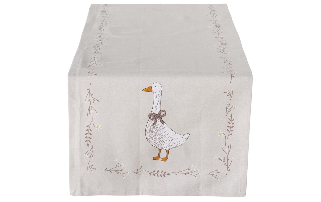 Boltze Chemin de table Goosie 140 x 40 cm, Multicolore