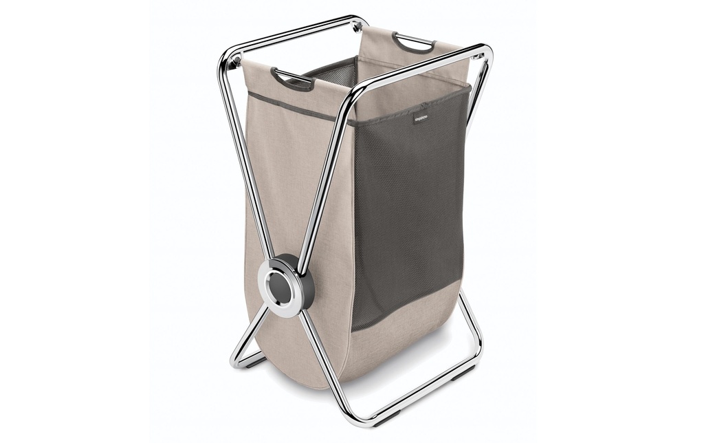Simplehuman Corbeille à linge avec cadre x 150 l, Beige