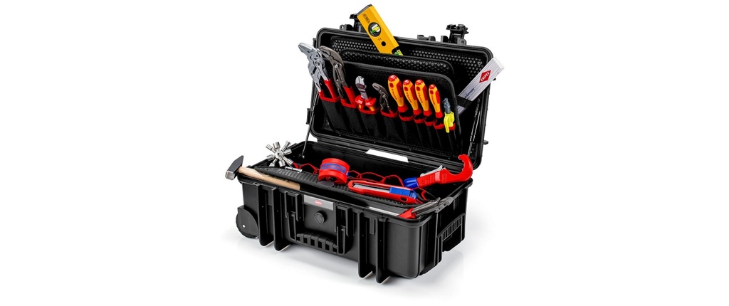 Knipex Boîte à outils Robust26 Sanitaire Electrique, 17 pièces