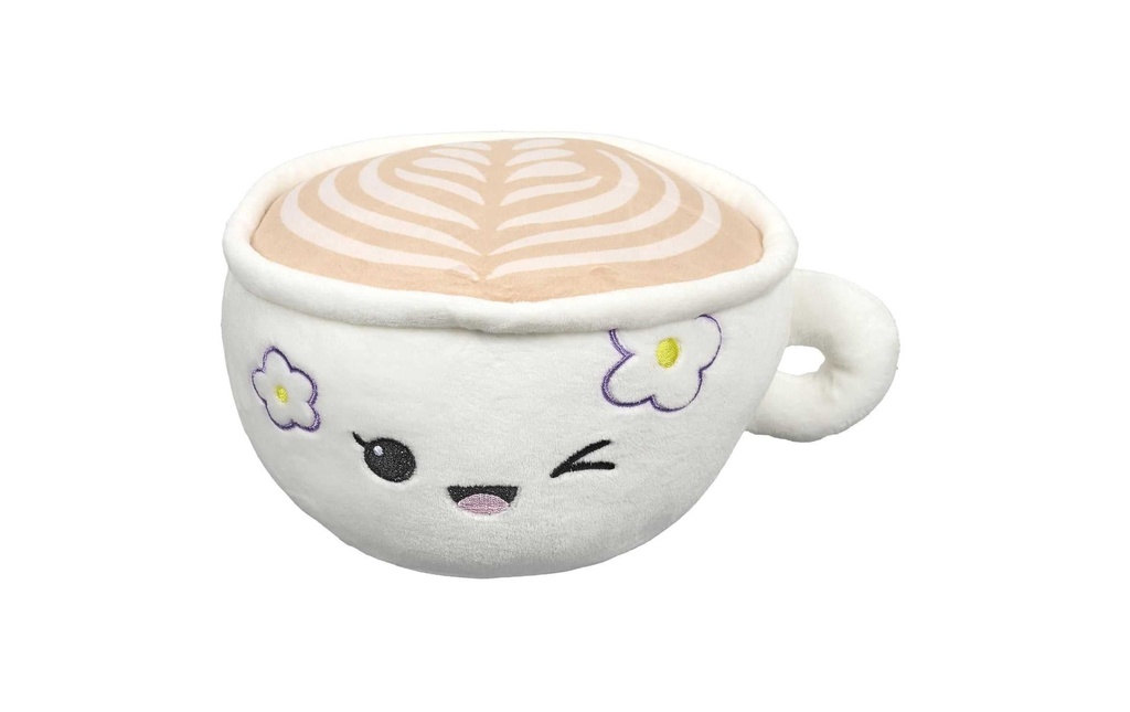 Sombo Peluche Café 18 cm, brun/blanc