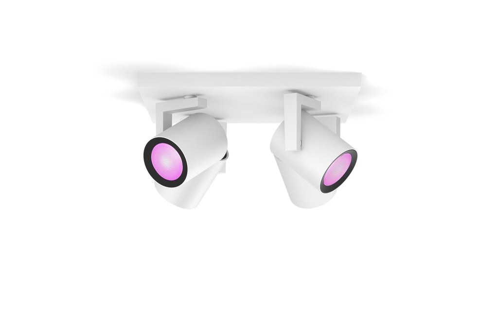 Philips Hue White & Color Ambiance Argenta Spot 4 pièces Blanc