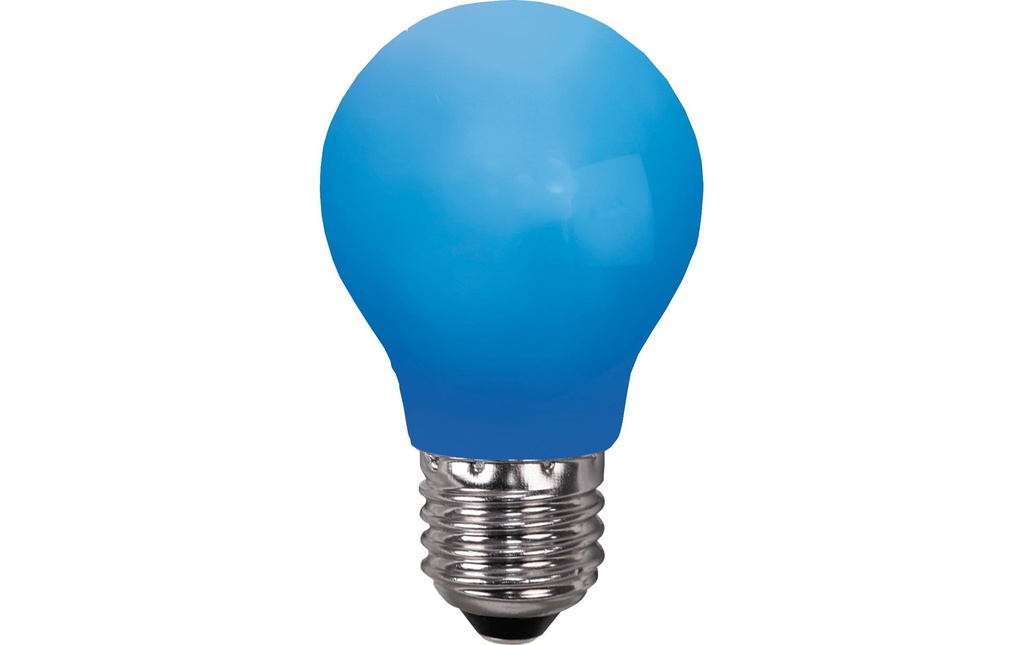 Star Trading Ampoules LED E27 A55 Outdoor Lighting 1 lm, bleu, 0.9W, 220-240 V AC