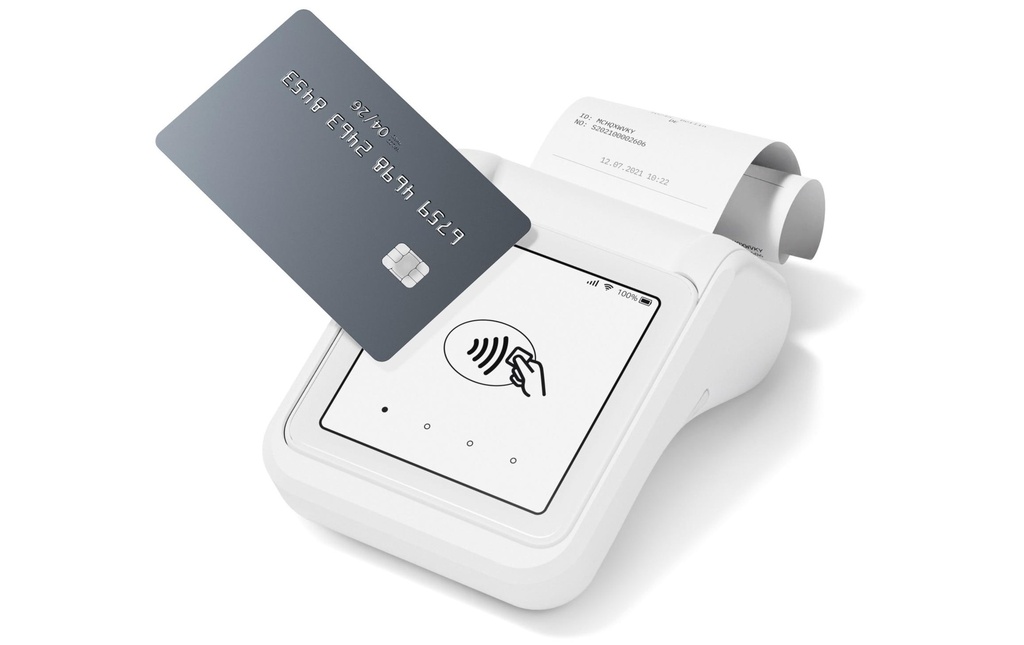 SumUp Lecteur de cartes à puce Solo, imprimante incluse, Blanc