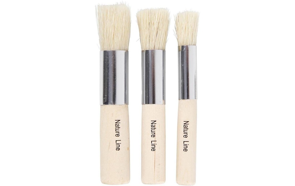 Creativ Company Brosse à poils Pochoir 3 Pièce/s