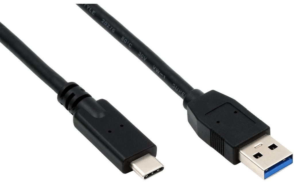 Exsys Câble chargeur USB EX-K1584 USB-C - USB-A 5 m