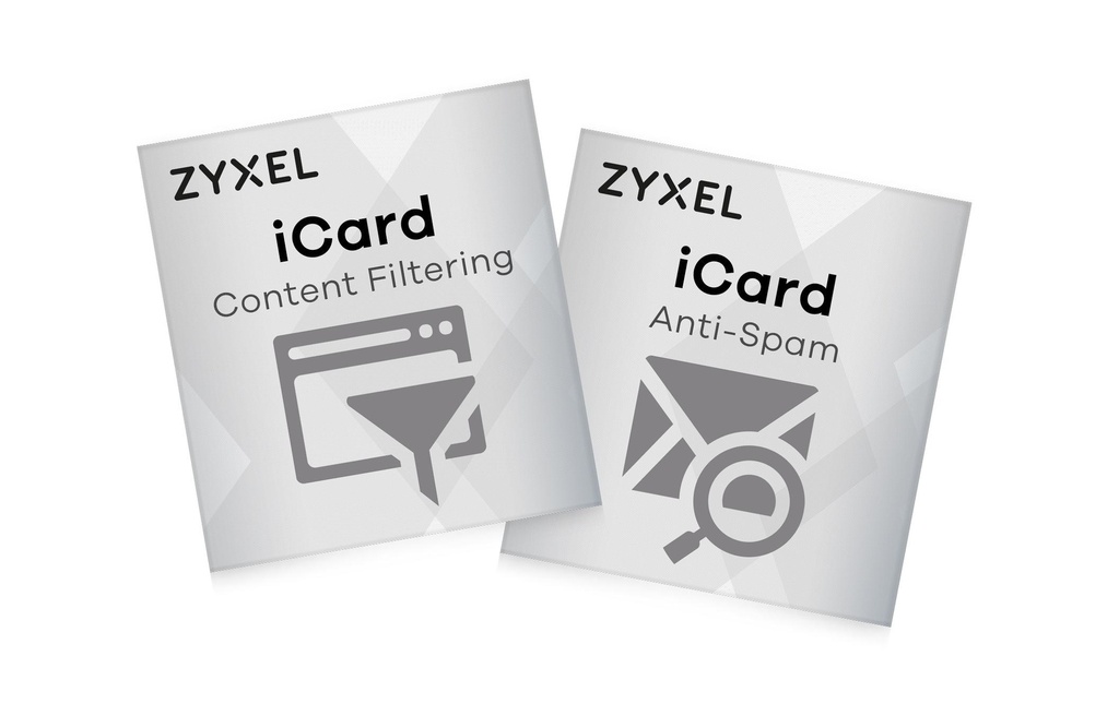 Zyxel Licence iCard CF & anti-spam pour USG FLEX 100 2 ans