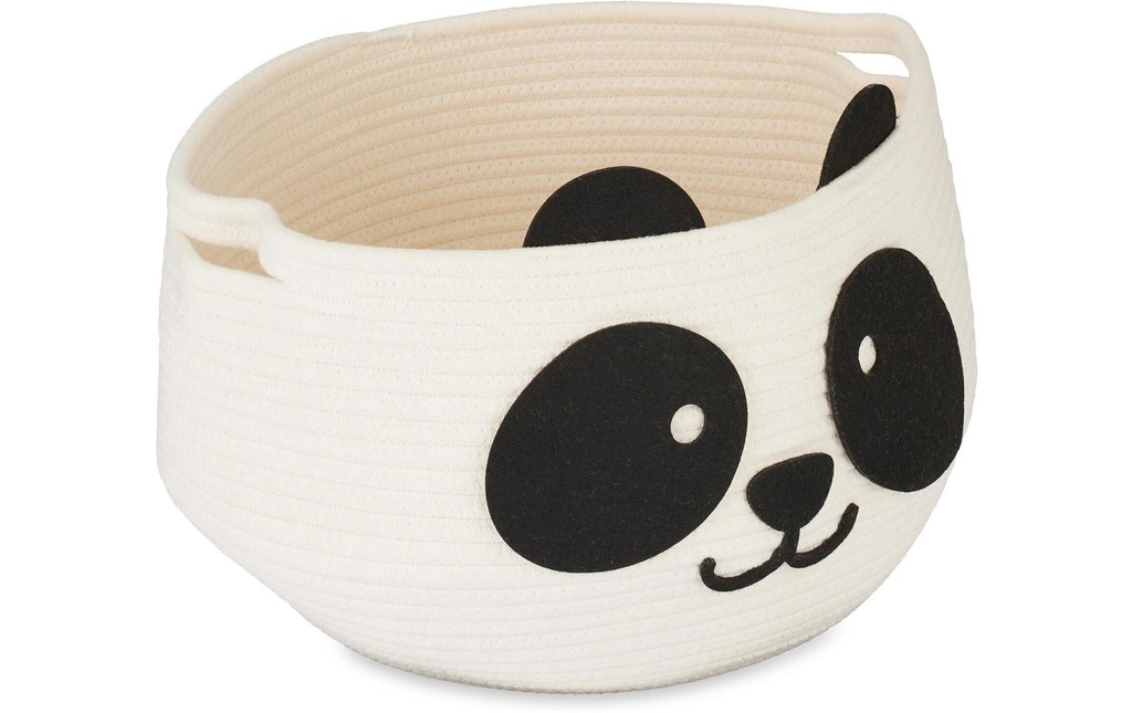 relaxdays Panier à jouets Feutre Panda