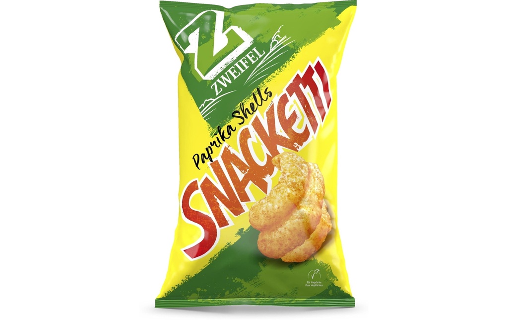 Zweifel Chips Snacketti Paprika Shells 75 g